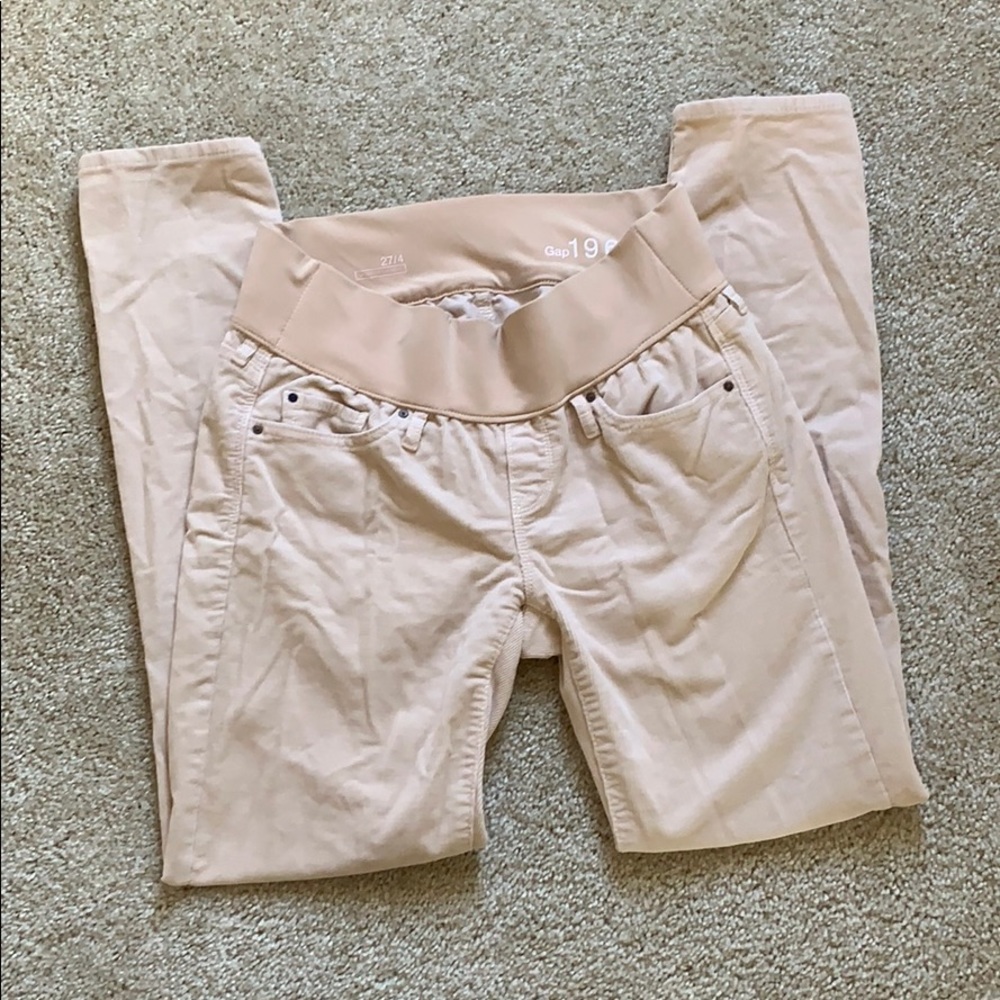 B2GOFREE 🍭Skinny Maternity corduroy pants Sz 4